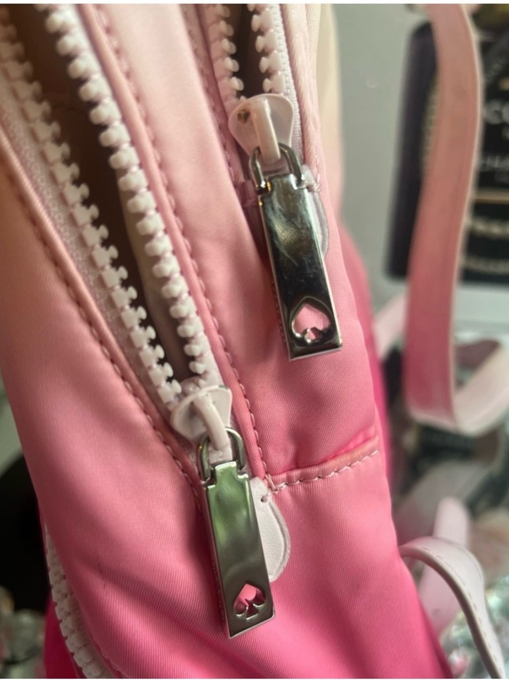 Kate Spade New York Karissa Nylon medium backpack ombre pink - Picture 6 of 10